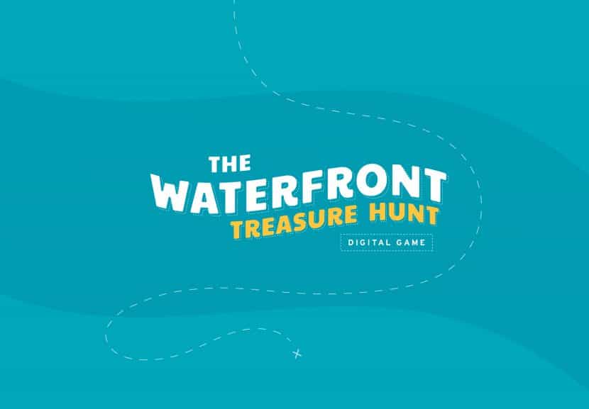 The Waterfront Treasure Hunt graphic.